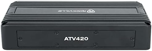 Rockville IP65 waterproof four channel amplifier demonstrating durable anti-rust materials.