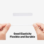 Three pairs pack of comfortable eyeglasses temple tips protectors laid flat