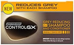 Just for Men ammonia free grey care shampoo bottle back panel showing features