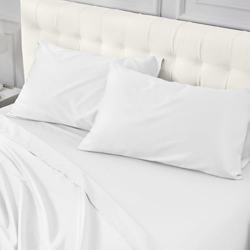 Packaging presentation of the authentic imported Warmstar white cotton bedding accessory.