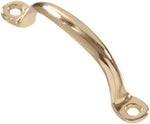 The Hillman Group 851563 3-3/4" Utility Door Pull- Brass Finish 1-Pack - Image 2