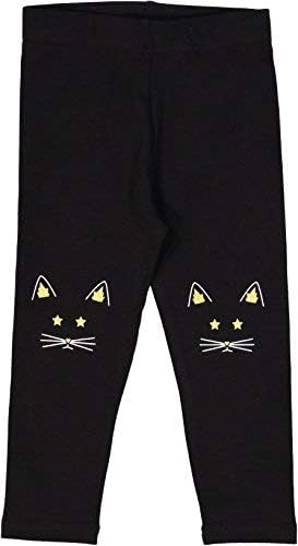 Noggi toddler kitten leggings front view comfortable kids clothing