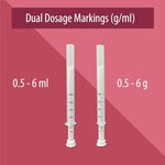 Individually wrapped Natureland plastic applicators for hygienic intimate care