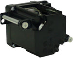 Back angle of the plug and play display module highlighting the electrical connection prongs.