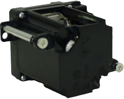 Back angle of the plug and play display module highlighting the electrical connection prongs.
