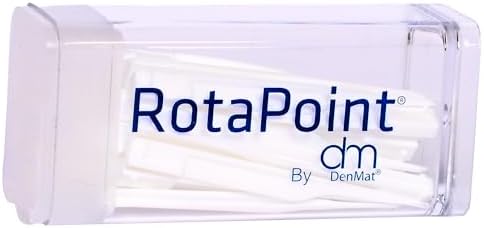 Close up of Rotadent Rota-Point polypropylene interdental pick