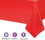 Kopokita 54 x 108 inch red table cover pack