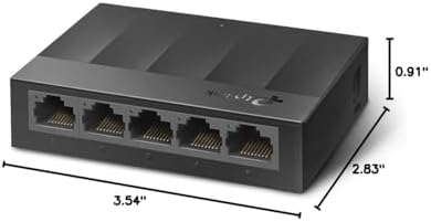 Top view of TP-Link 5 Port Ethernet splitter