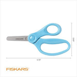 Authentic Fiskars kids scissors packaging for ages 4 to 7