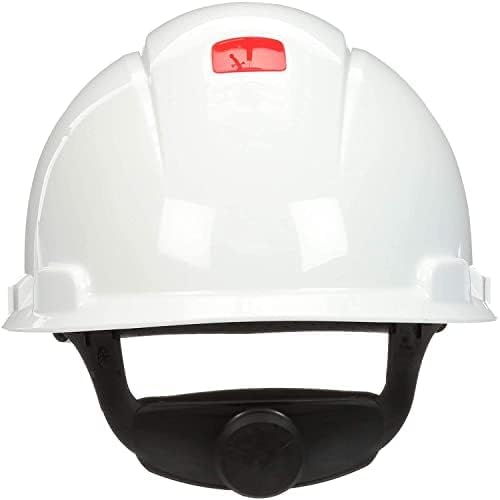 3M Hard Hat H-701V-UV, UVicator Sensor, Vented, 4-Point Ratchet Suspension, White - Image 7