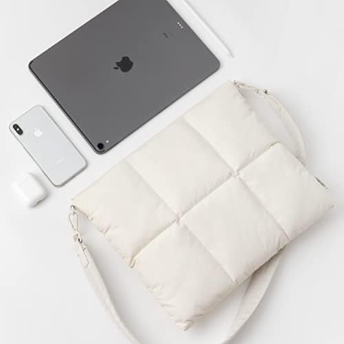 Comfyable waterproof tablet bag in Rice colorway