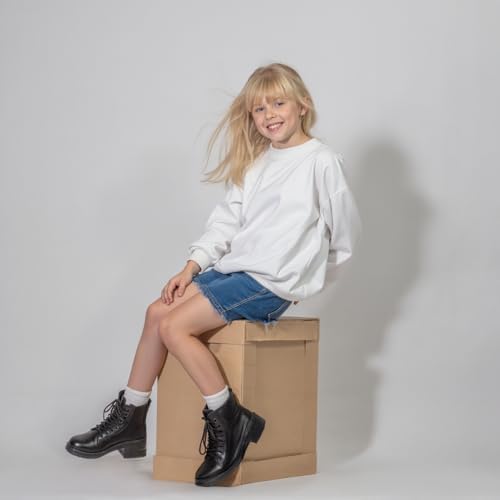 Kate arctic white thick photography background roll on cardboard tube setup