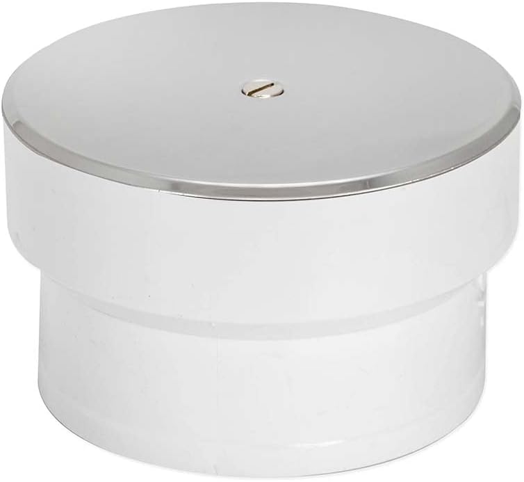 EZ-FLO plumbing cover plate with included screw