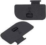 Side angle of the ASHATA camera battery door cover showcasing precise size dimensions