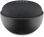 Ninety7 JOT rechargeable speaker cradle showing four LED battery life status indicator lights on front