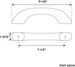 Whitecap Teak Grab Handle - 9-3/4""L - Image 4