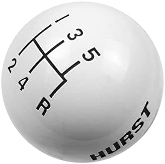 Hurst 1630025 White 5-Speed Replacement Shifter Knob - Image 4