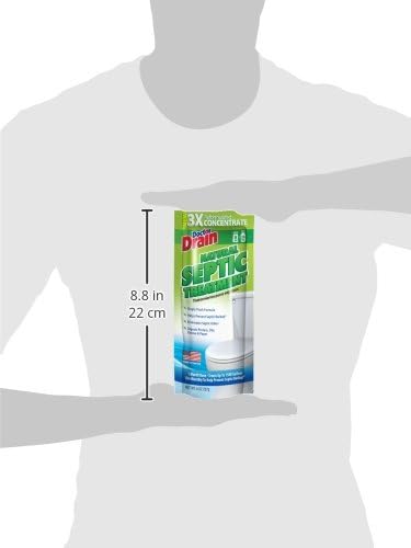 Doctor Drain natural bacteria packets for 1500 gallon septic tanks