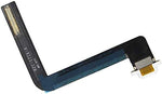 White iPad charging port replacement ribbon cable