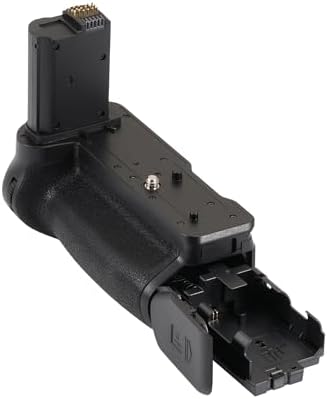 Hersmay camera hand grip showing textured rubber coating and mounting screw