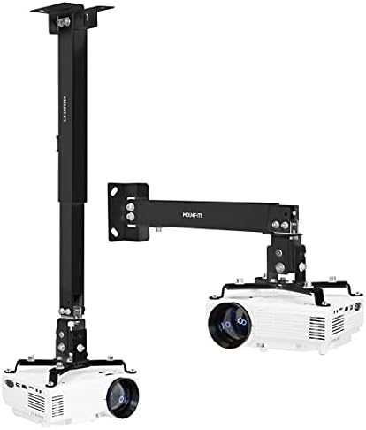 Mount-It! projector mount showing telescoping arm extension