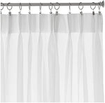 Stylemaster Splendor Pinch Pleated Drapes, 96 by 84-Inch, White - Image 3