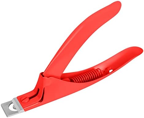 Forgica professional acrylic nail clipper front view red design