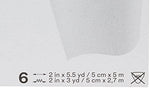 Close up view of the texture and thickness of 3M model 1528-2 medical tape