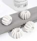 Premium non toxic silicone laundry dryer ball removing lint and pet fur from clothing