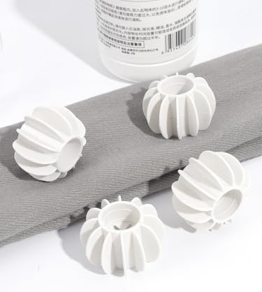 Premium non toxic silicone laundry dryer ball removing lint and pet fur from clothing