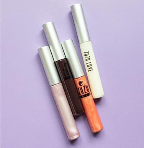 Zuzu Luxe lip gloss brand logo and packaging details