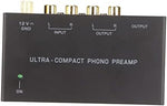 Dpofirs phono preamplifier packaged safely with its twelve volt power adapter accessory