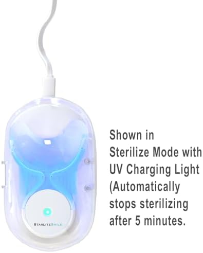 Starlite Smile wireless rechargeable gum light tray and accessories