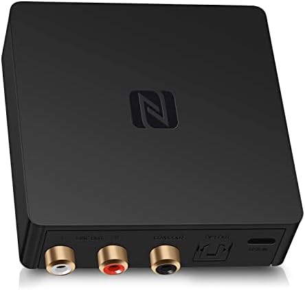 BluDento B1 wireless Hi-Fi DAC rear panel showing gold-plated RCA and digital outputs
