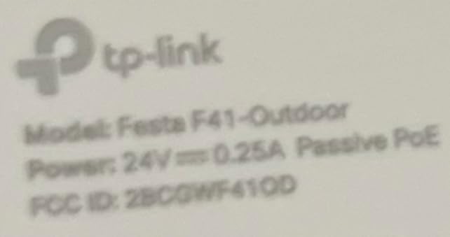 TP-Link Festa F41 wireless network equipment kit including the passive Power over Ethernet injector and power adapter