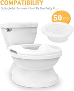 Tiga potty liners showing elastic band stretch feature