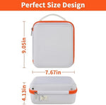 Casmilee audiobook card storage holder displaying clear binder sleeves filled with cards.