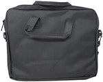 Baby Yoda tablet carrying case worn on shoulder for scale