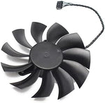 Rakstore GPU replacement cooler fan displaying the four-pin power connector cable.