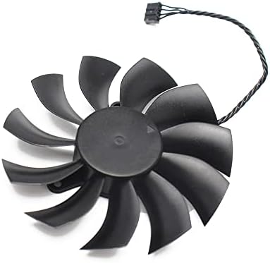 Rakstore GPU replacement cooler fan displaying the four-pin power connector cable.