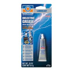 Permatex 81150 Dielectric Tune Up Grease front view of the 9.4 gram tube for premium automotive electrical insulation.