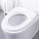 Zeckzoin public toilet cover packaging box with fifty individual pieces for hospital and travel use.