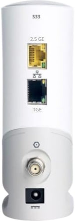 Side profile of Arris S33 multi-gigabit cable modem