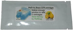 Two packets of lemon-scented refill concentrate for Braun shavers