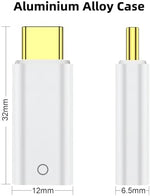 Jadebones portable white charging adapter showcased on a clean background for electronic accessories.