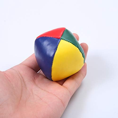 URATOT non-toxic polyurethane juggling balls demonstrating their soft squeeze flexibility and safe interior plastic grain construction.