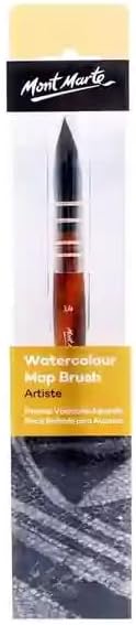 Mont Marte watercolour mop brush natural 14 front view art supply