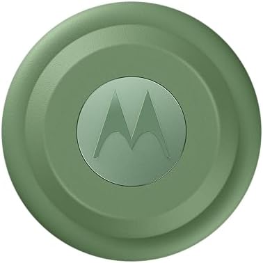 Motorola Moto Tag item finder being attached to a standard keychain accessory for daily use.
