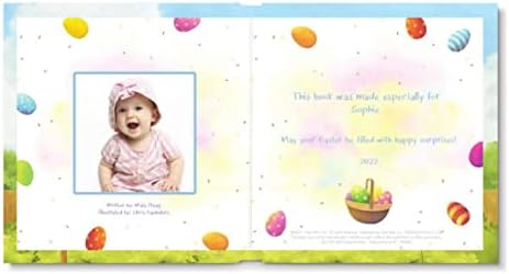 Close up of child's name and photo in I See Me! storybook