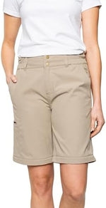 Insect Shield pants converted into shorts for outdoor hiking